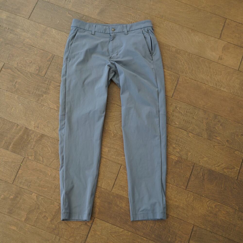 lululemon athletica Men's Slim Chinos in Blue Gray